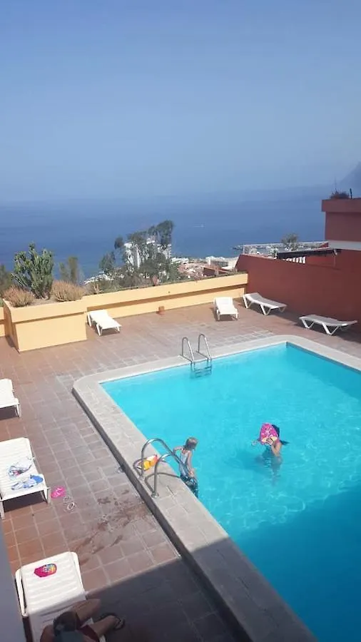 Sea View Apartment In Santiago Del Teide 55 M² Pool Puerto de Santiago  0*, Puerto de Santiago (Tenerife)